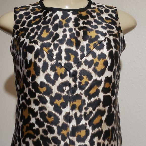 J. Crew  Animal print Mini Dress - Picture 2 of 7
